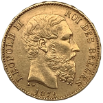 Belgio Marengo 20 Franchi Leopoldo II