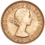 GB Sterlina Regina Elisabetta II - Fiocco
