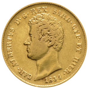 Italia Marengo 20 Lire Carlo Alberto - Regno di Sardegna