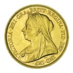 GB Sterlina Regina Vittoria - Testa velata