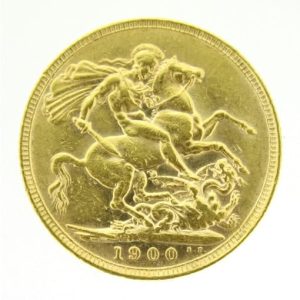 GB Sterlina Regina Vittoria - Testa velata - immagine 2