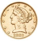 Usa 5 Dollari Liberty